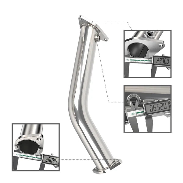 2017-2022 Infiniti Q60 VR30 Downpipe 2016-2024 Infiniti Q50 2023 VR30DDTT 22023+ Nissan Z w/ 3.0L VR30DDTT Race Lower Downpipes