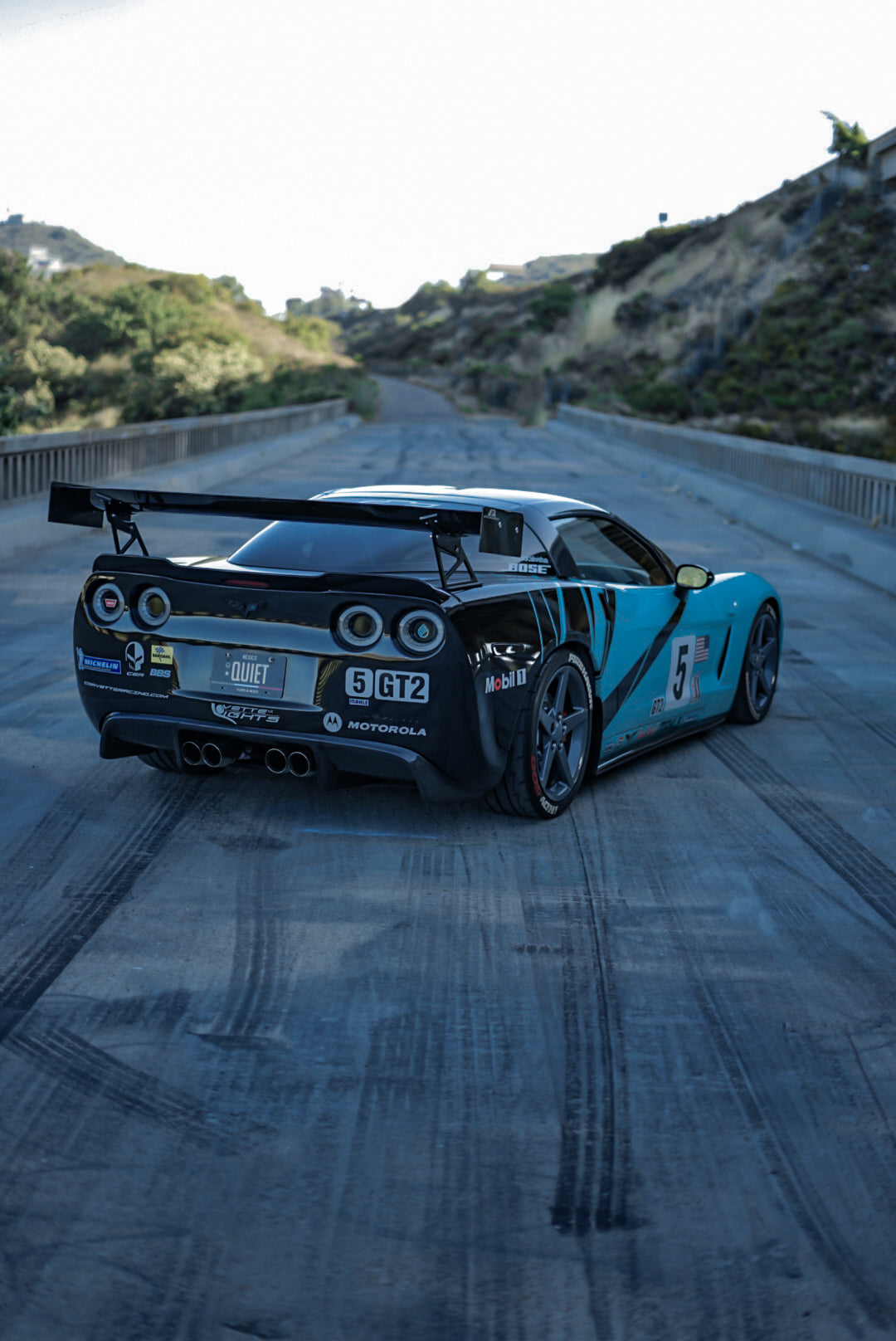 Chevrolet Corvette C6 / C6 Z06 GTC-500 Adjustable Wing 2005-2013
