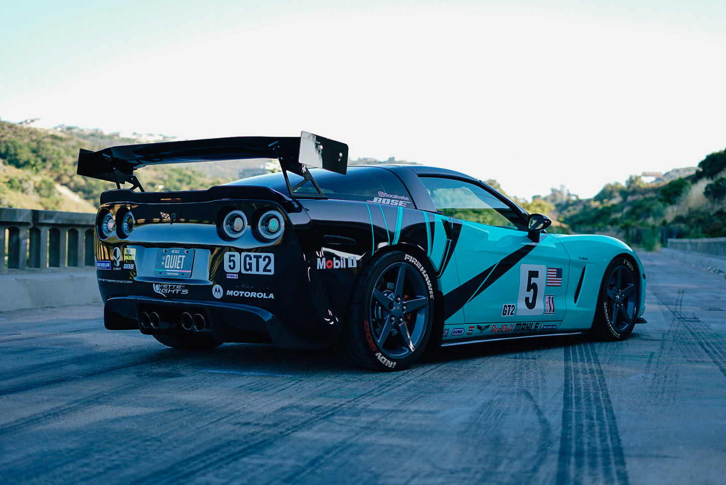 Chevrolet Corvette C6 / C6 Z06 GTC-500 Adjustable Wing 2005-2013