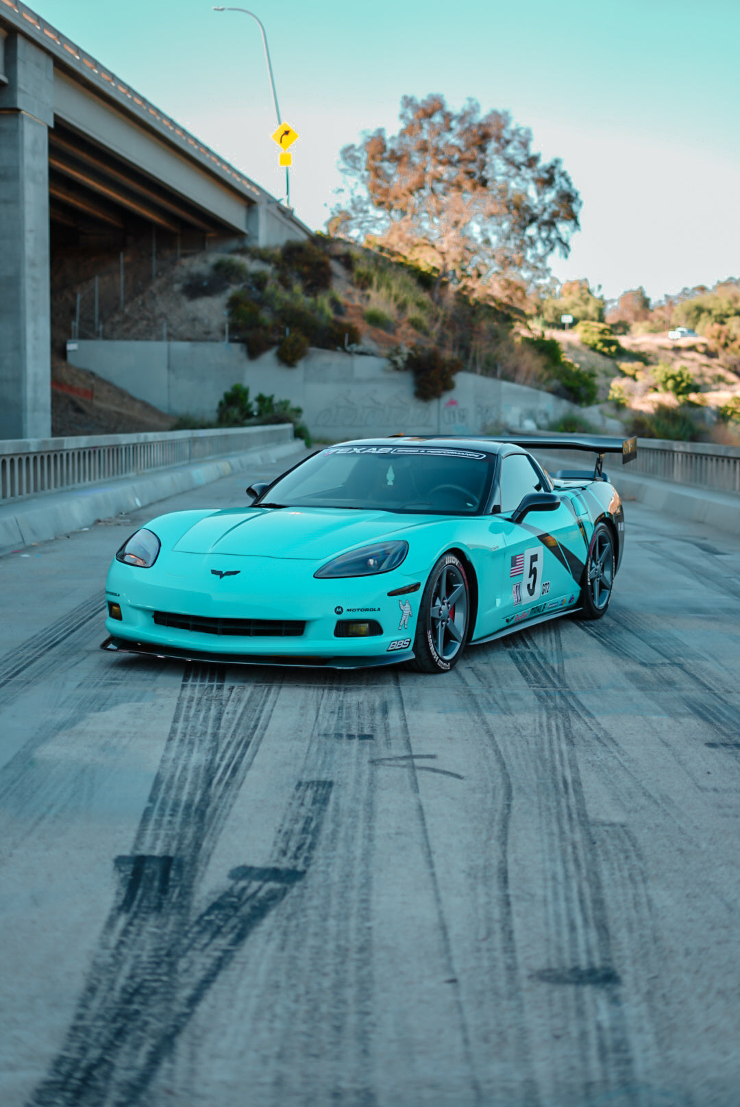 Chevrolet Corvette C6 / C6 Z06 GTC-500 Adjustable Wing 2005-2013