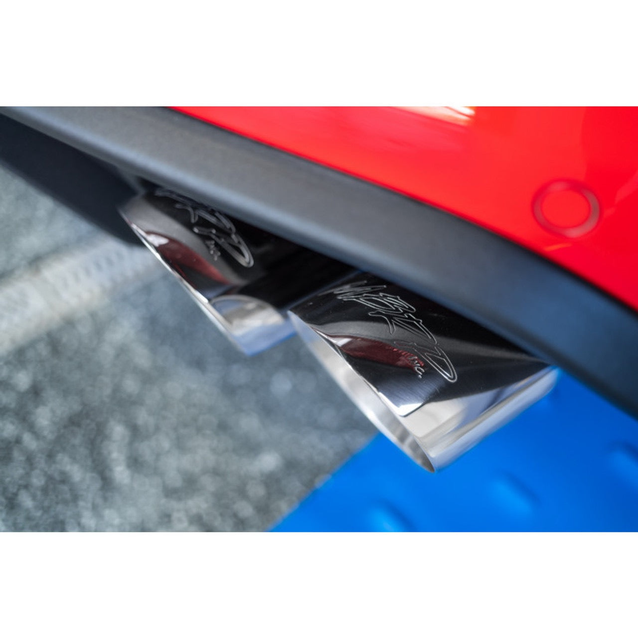 MBRP Ford Mustang GT 5.0L 2018 - 2023, 3" Cat Back, with Quad 4" Dual Wall Tips, Street Version, AL