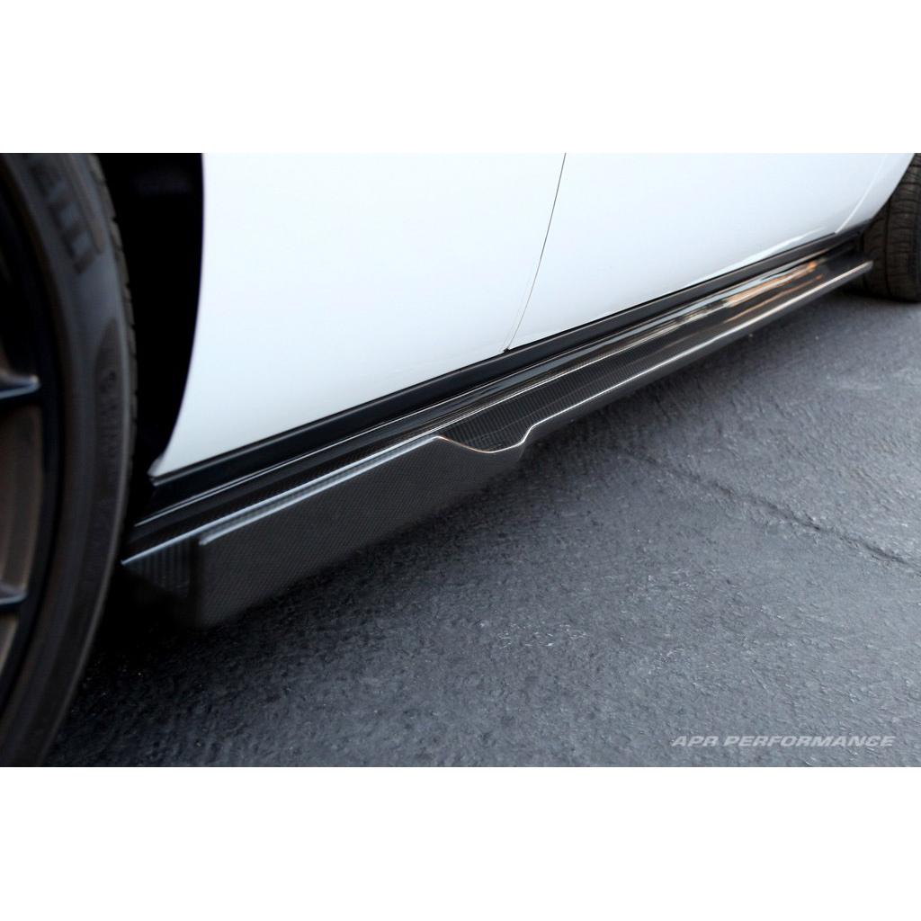 Carbon Fiber Dodge Challenger Hellcat Side Rocker Extension 2015-2023 Challenger hellcat