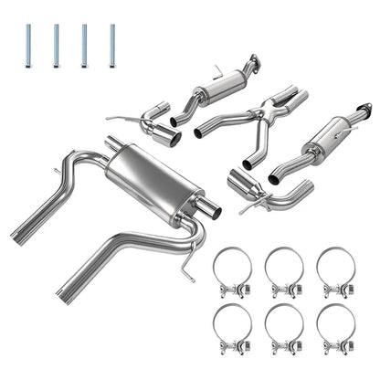 2011-2022 Jeep Grand Cherokee Catback Exhaust System Dual 4.5" Tips - Fits 3.6L V6 & 5.7L Hemi V8