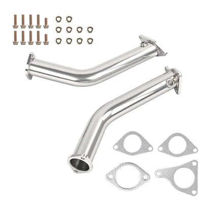 2017-2022 Infiniti Q60 VR30 Downpipe 2016-2024 Infiniti Q50 2023 VR30DDTT 22023+ Nissan Z w/ 3.0L VR30DDTT Race Lower Downpipes