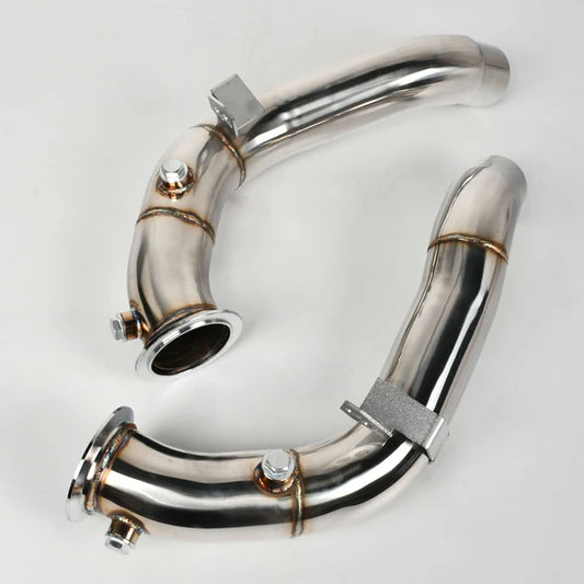 3″ Stainless Steel Racing Downpipes S63 2011 – 2018 BMW M5 & M6
