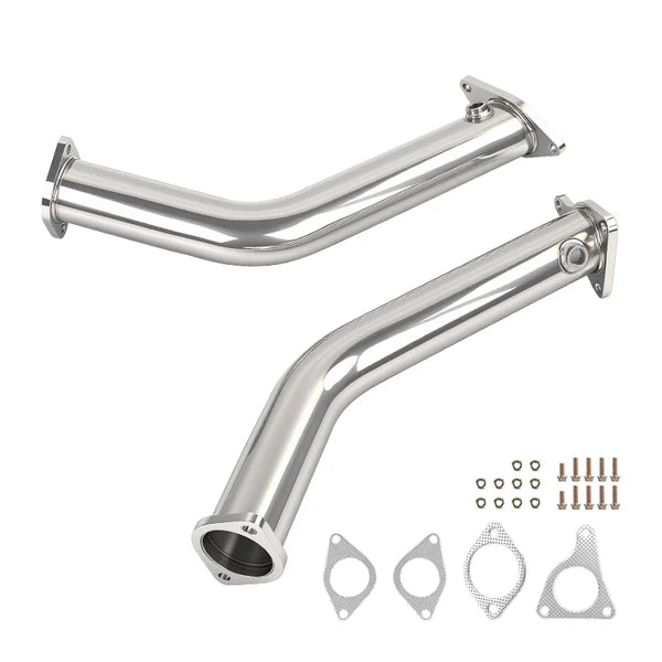 2017-2022 Infiniti Q60 VR30 Downpipe 2016-2024 Infiniti Q50 2023 VR30DDTT 22023+ Nissan Z w/ 3.0L VR30DDTT Race Lower Downpipes
