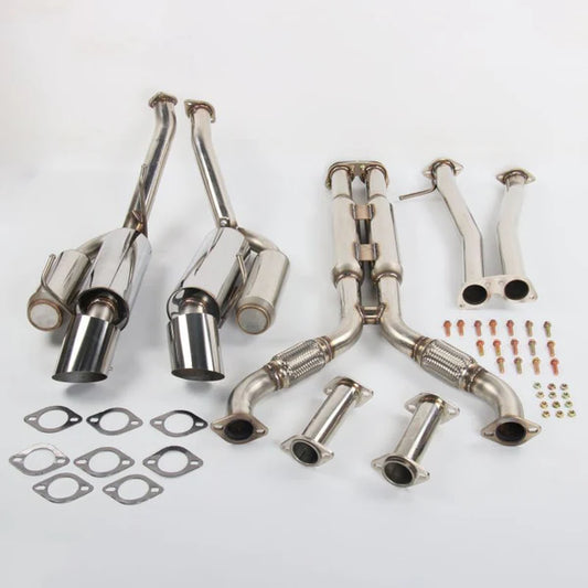 2003-2009 INFINITI G35 Coupe Dual / Nissan 350Z 4.5" Tip Muffler Catback Exhaust System