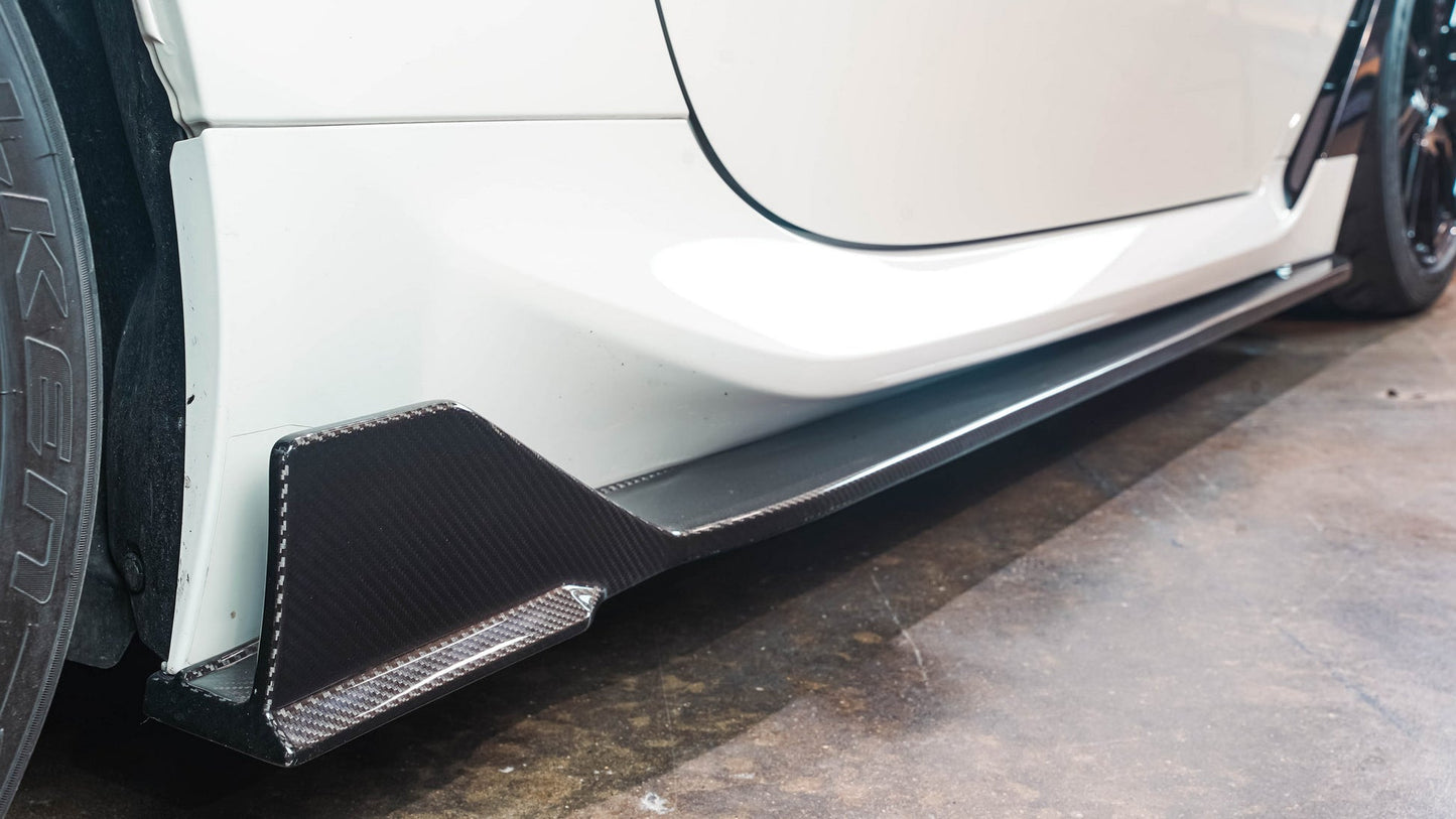 Carbon Fiber Toyota GR86/ Subaru BRZ Side Rocker Extensions 2022-2024