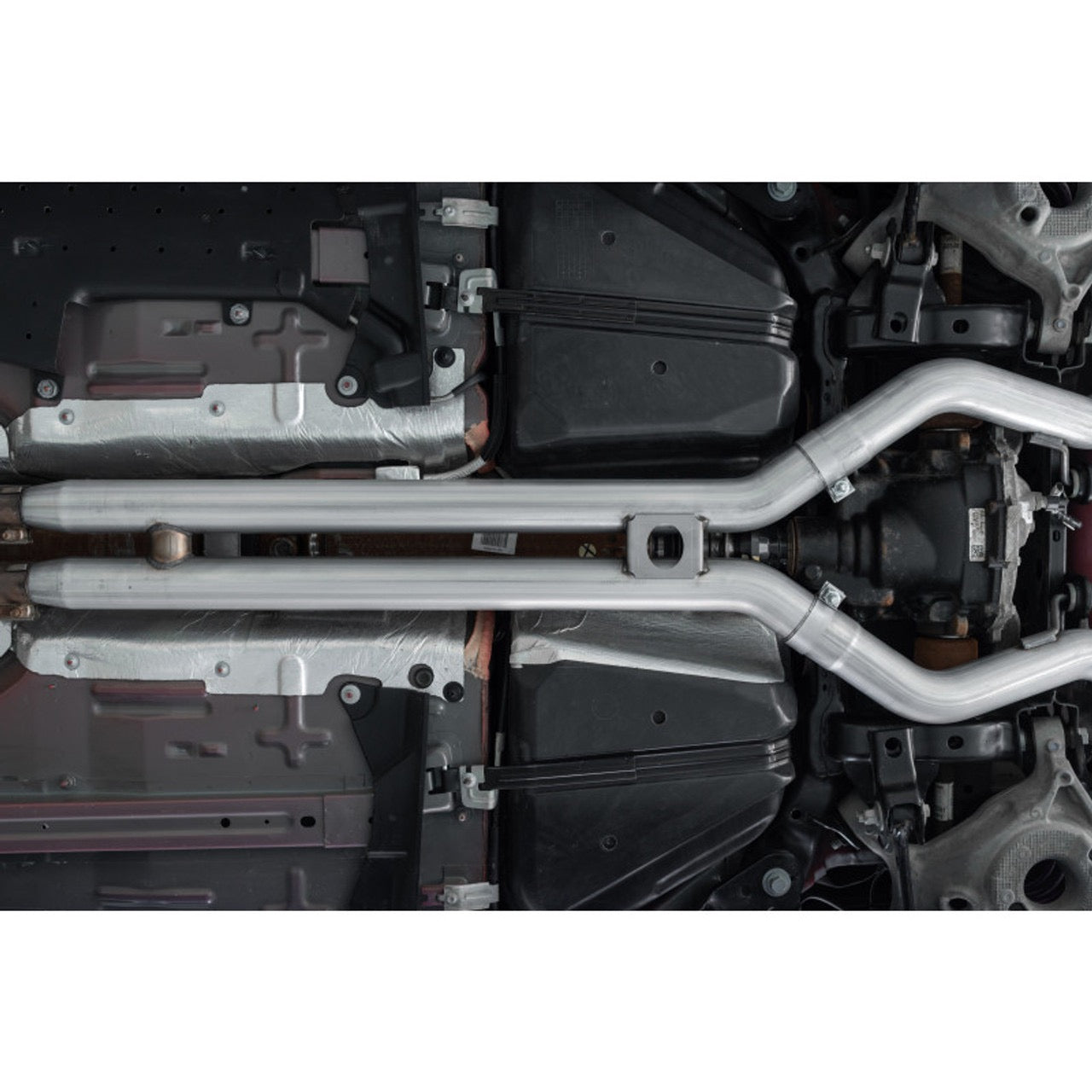 MBRP Ford Mustang GT 5.0L 2018 - 2023, 3" Cat Back, with Quad 4" Dual Wall Tips, Street Version, AL