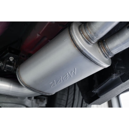 MBRP Ford Mustang GT 5.0L 2018 - 2023, 3" Cat Back, with Quad 4" Dual Wall Tips, Street Version, AL