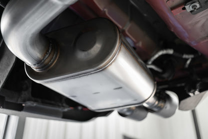 MBRP Ford Mustang GT 5.0L 2018 - 2023, 3" Cat Back, Dual Quad Split Rear Exit, Active Exhaust, T304 w/ Carbon Fiber Tips