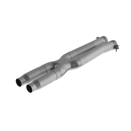 MBRP Ford Mustang GT350 2015 - 2020, 3" Resonator Delete X-Pipe, T409