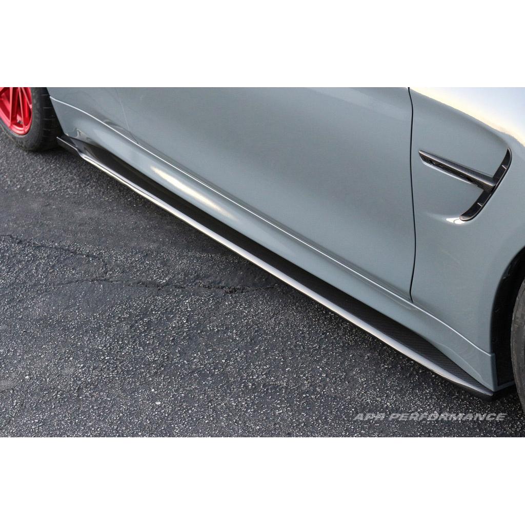 BMW F82 M4 2014-2020 Carbon Fiber Side Rocker Extension/ Side Skirt