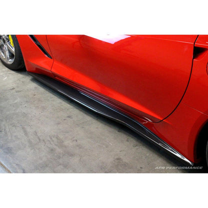 Carbon Fiber Chevrolet Corvette C7 / C7 Z06 Side Rocker Extensions / Side Skirt (2014–2019)